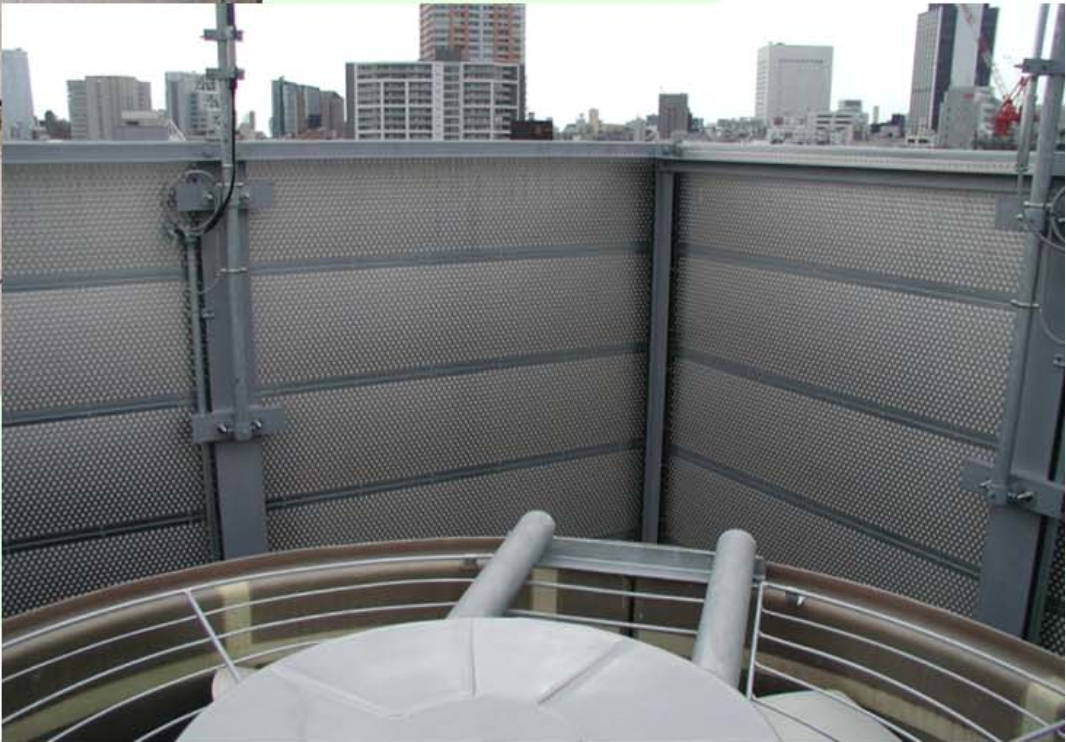 Rooftop acoustic panels