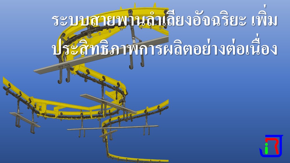 ระบบสายพานลำเลียงอัจฉริยะ เพิ่มประสิทธิภาพการผลิตอย่างต่อเนื่อง