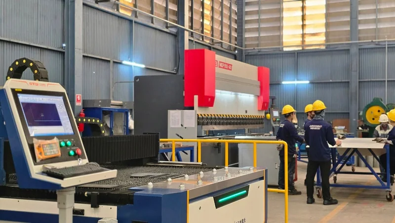 Sheet metal manufacturing equipment
